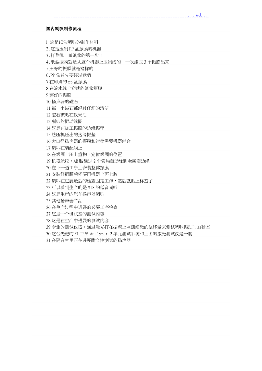 国内喇叭制作流程_第1页