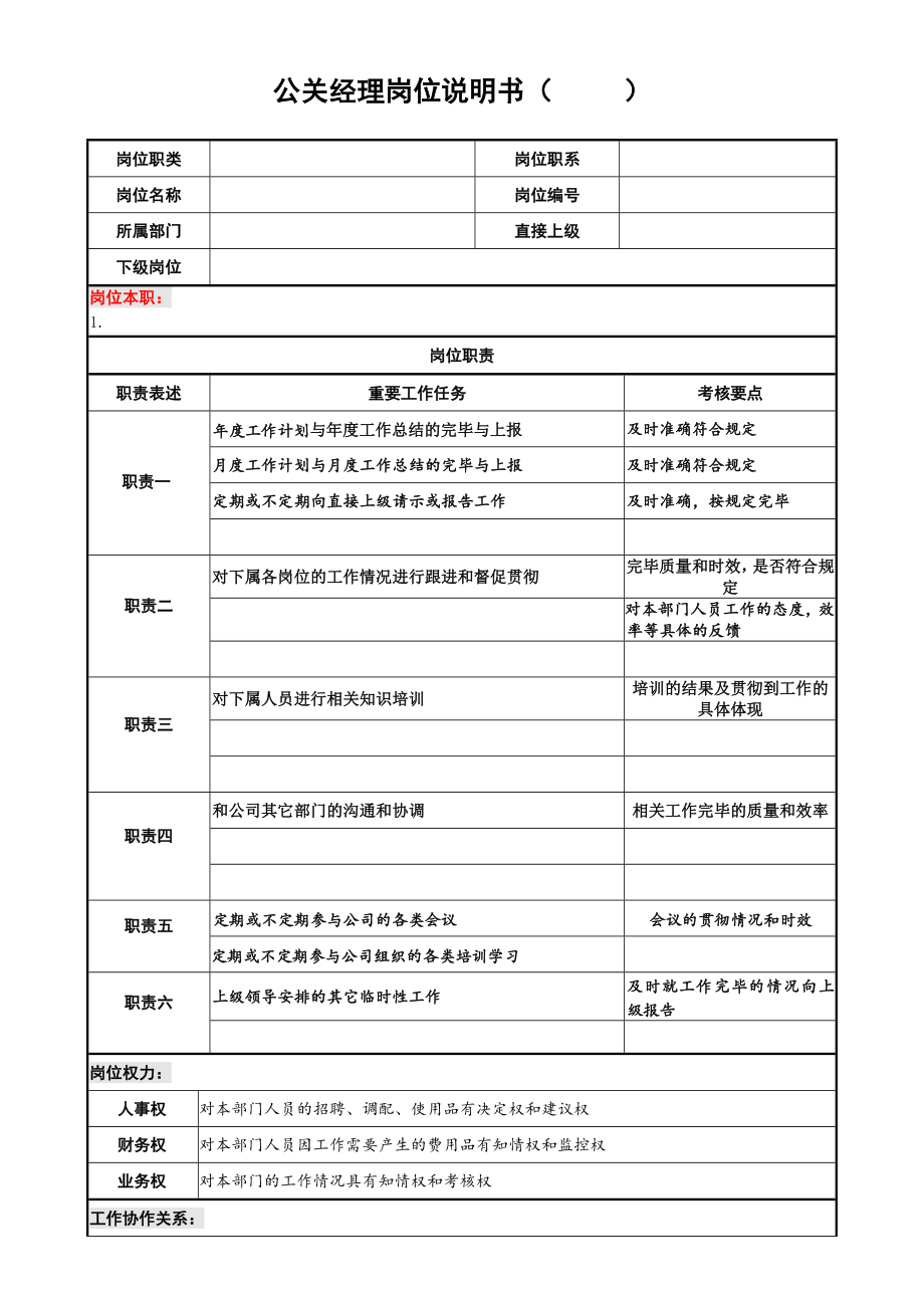 2023年岗位说明书面试提纲面试评价表_第1页
