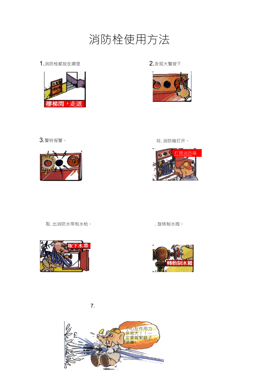 消防栓使用方法_第1页