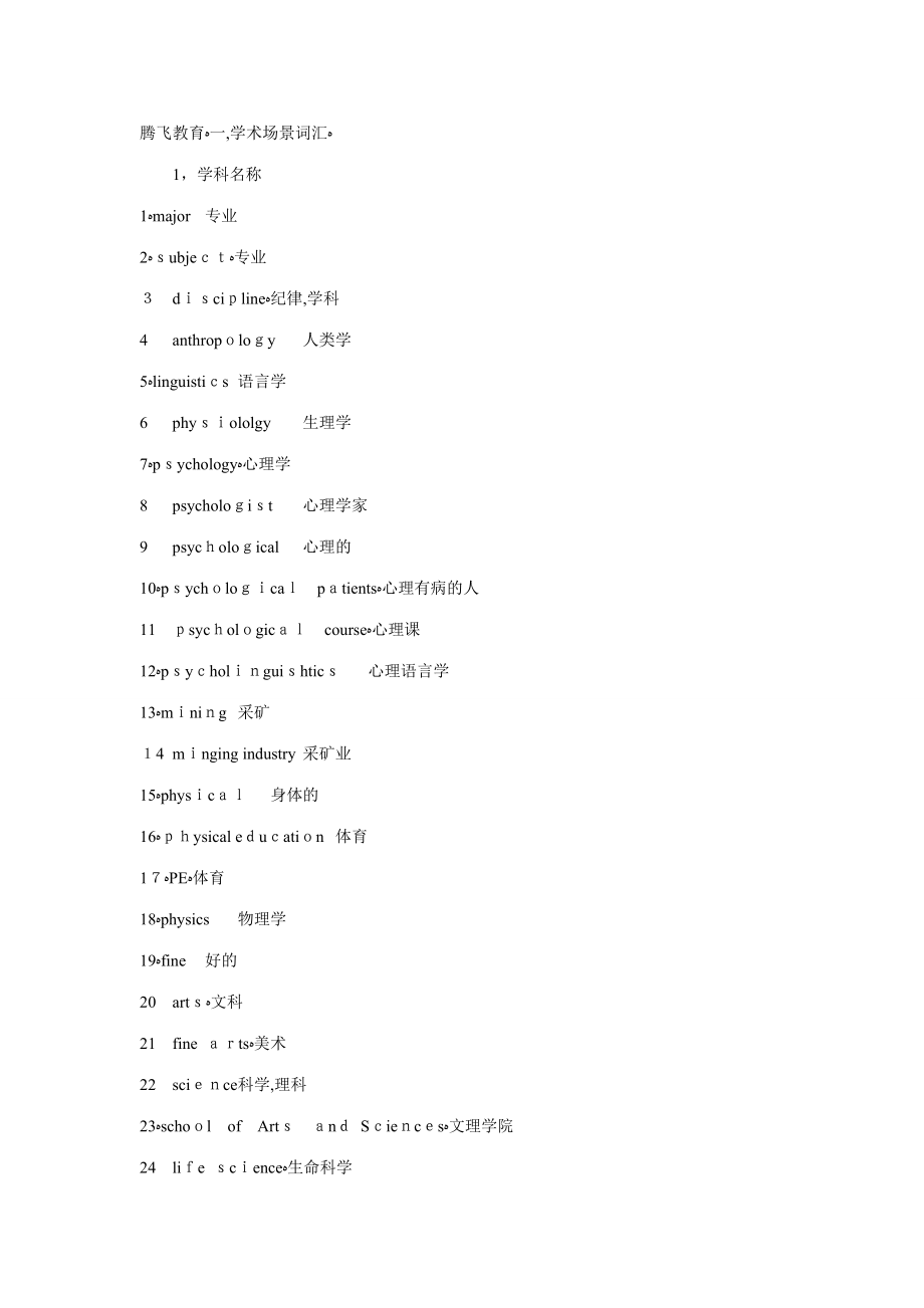 2023年腾飞教育雅思单词_第1页