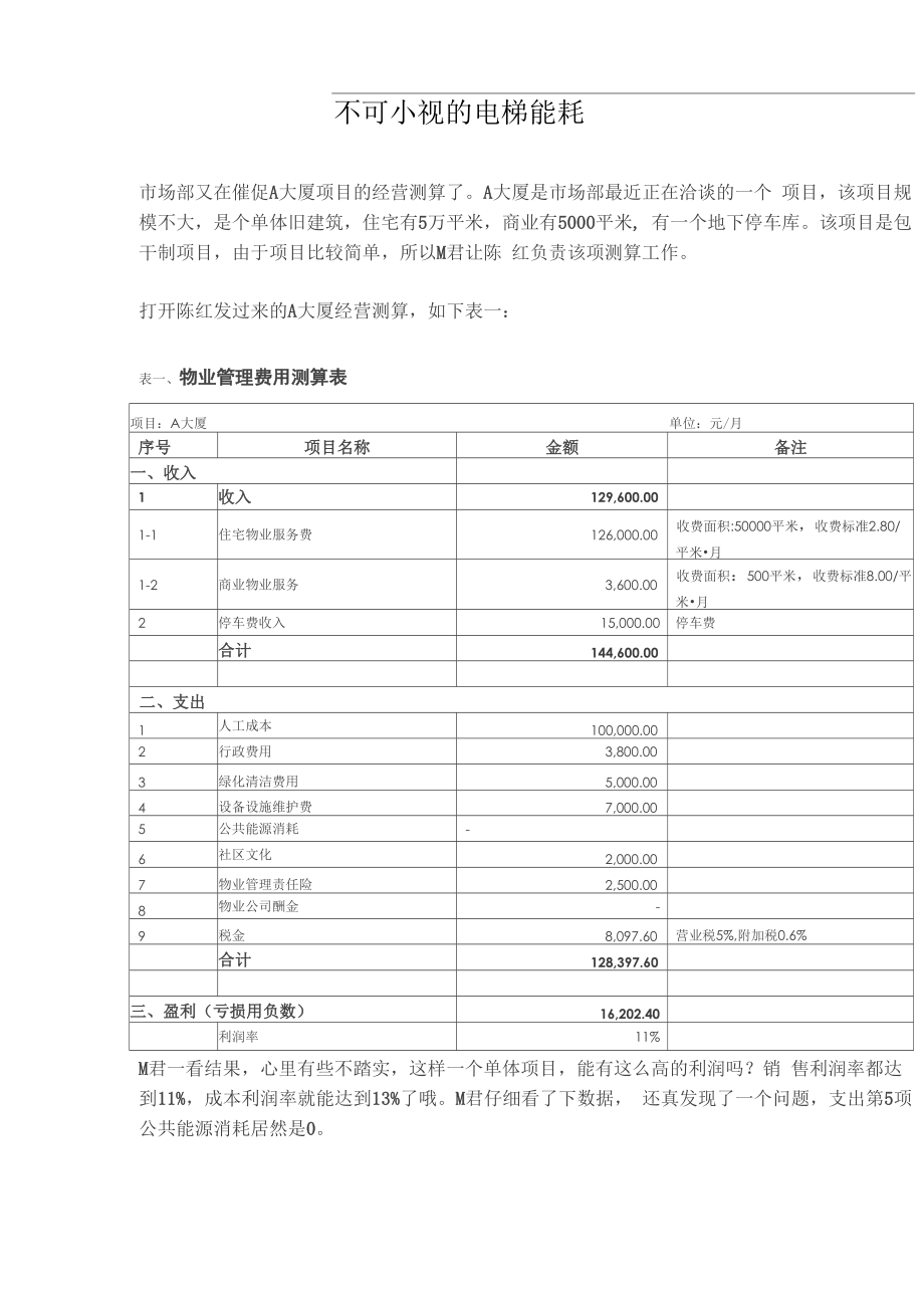 电梯能耗测算_第1页