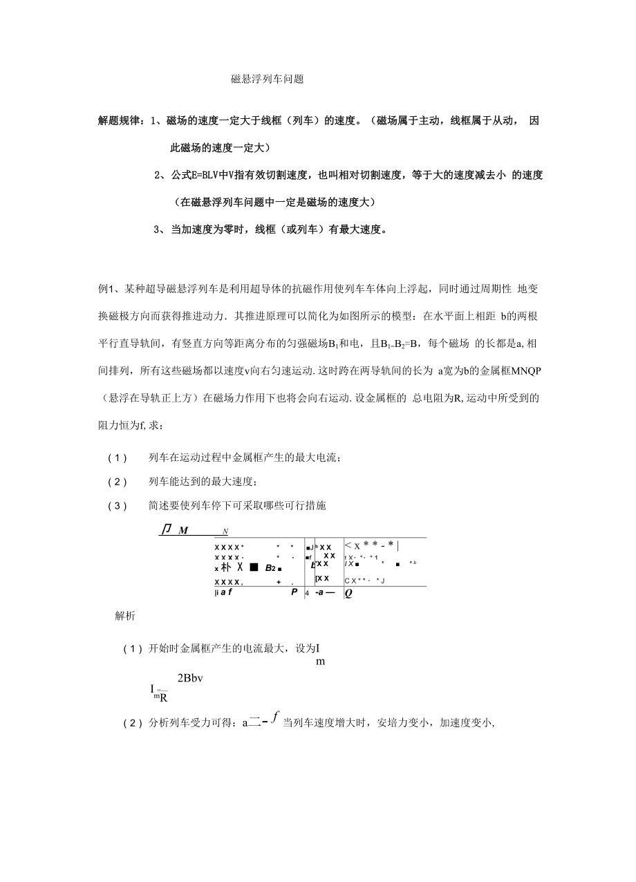 磁悬浮列车问题_第1页