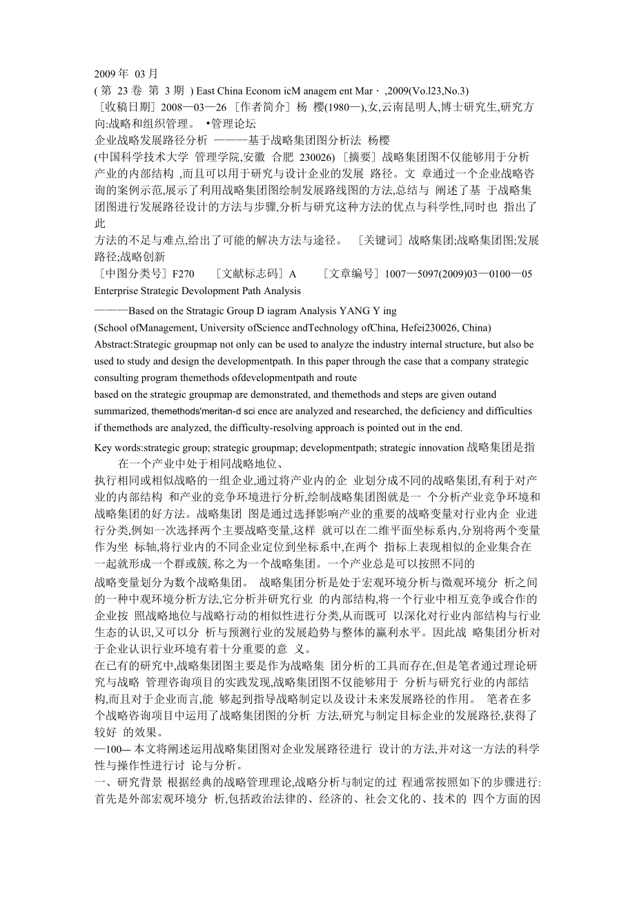 企业战略发展路径分析_第1页