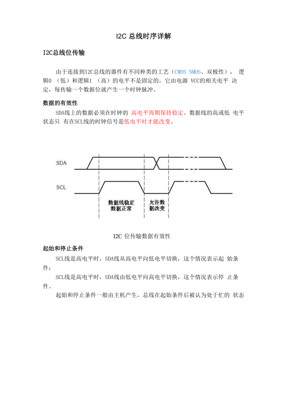 I2C总线时序详解_第1页
