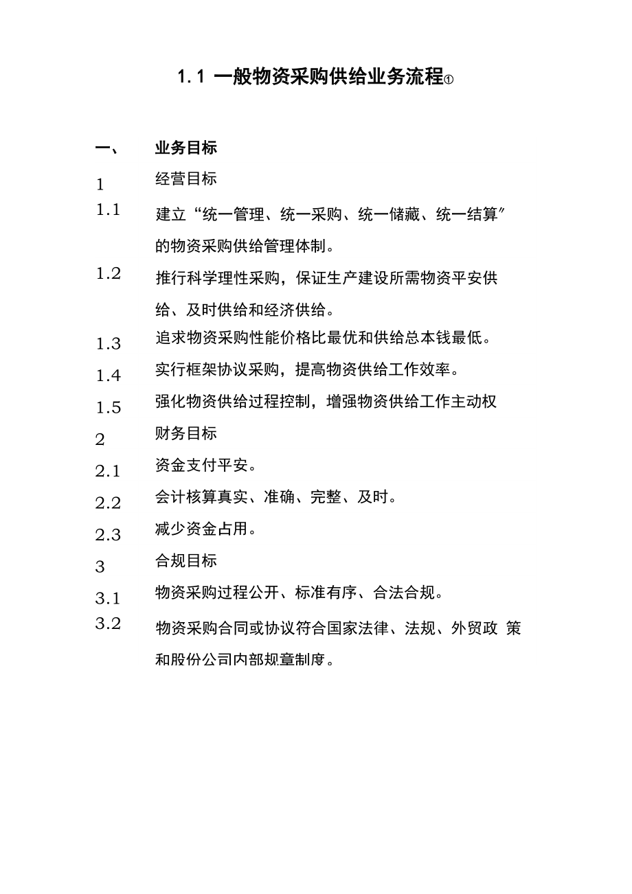 一般物资采购供应业务流程_第1页