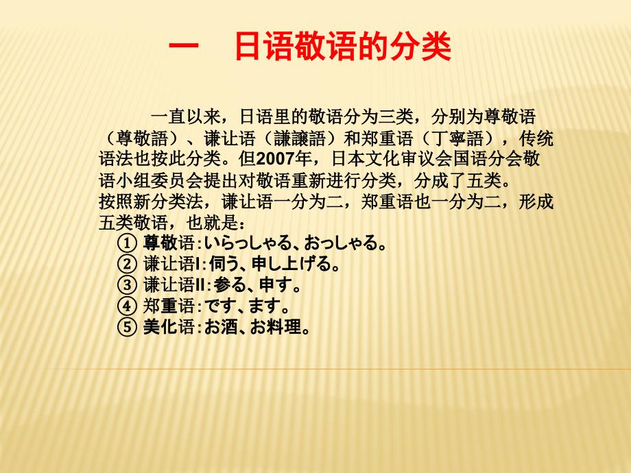 实用日语应用文写作教程第十章敬语的正确使用课件_第2页