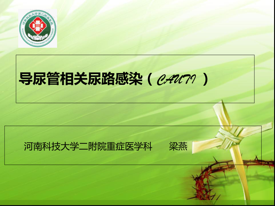 导尿管相关尿路感染_第1页