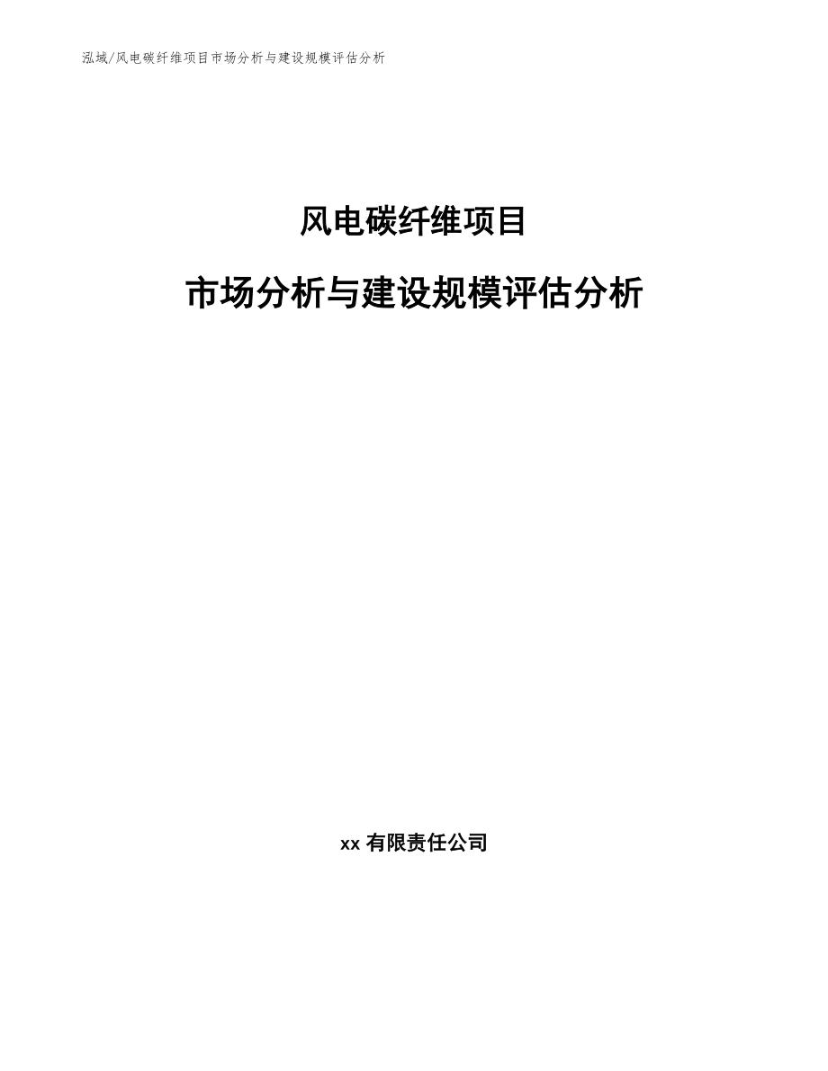 风电碳纤维项目市场分析与建设规模评估分析_第1页
