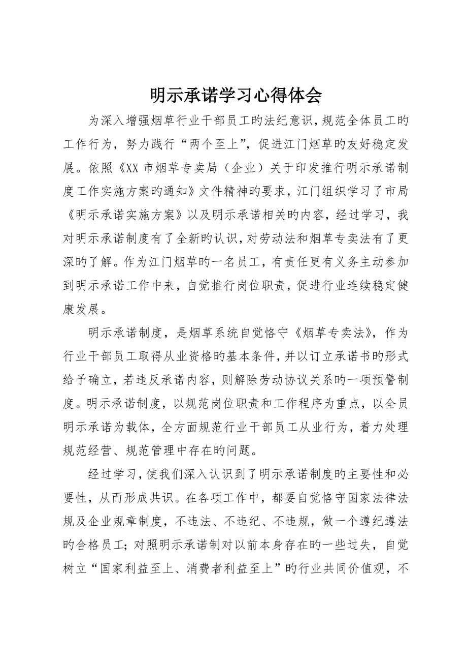 明示承诺学习心得体会_第1页