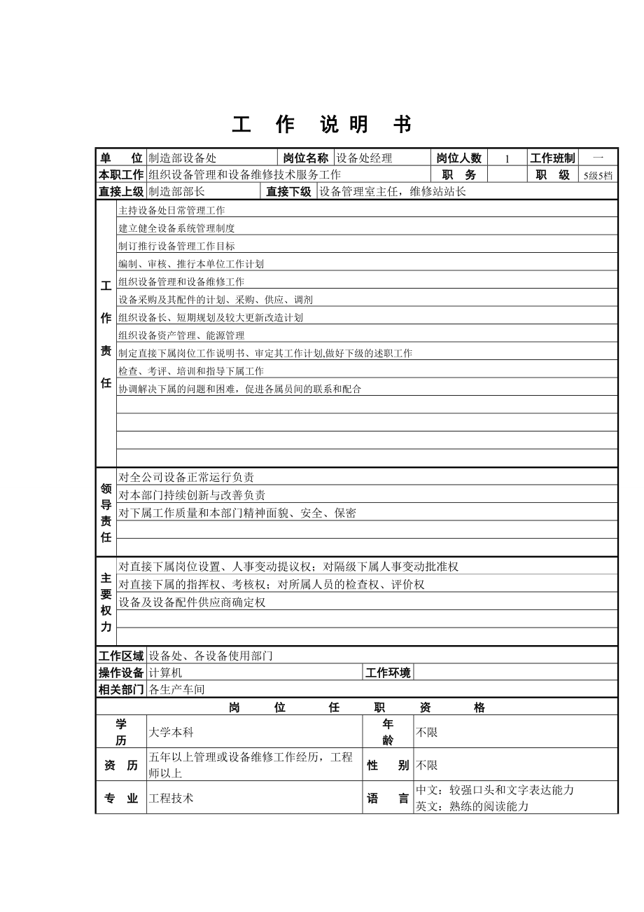 设备处工作说明书_第1页