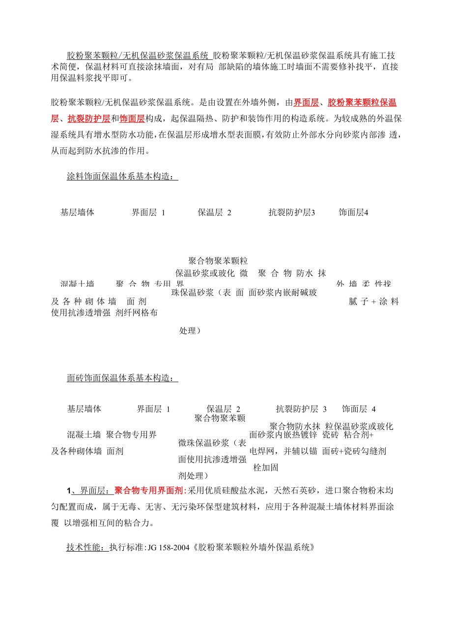 胶粉聚苯颗粒、无机保温砂浆保温系统解读_第1页