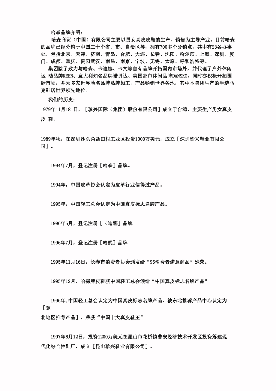 哈森品牌介绍_第1页