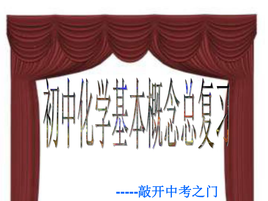 化学课件高和春基本概念总复习_第1页