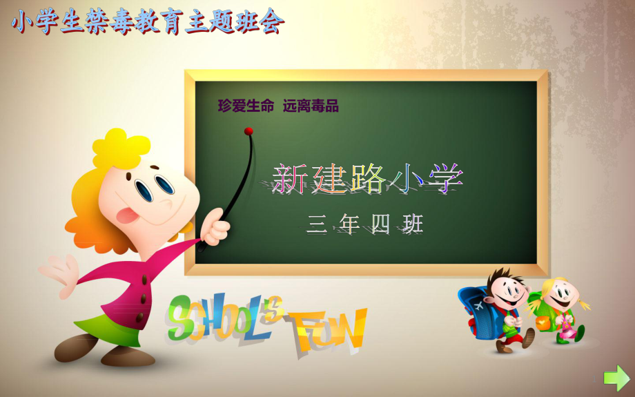 珍爱生命远离毒品主题班会ppt课件_第1页