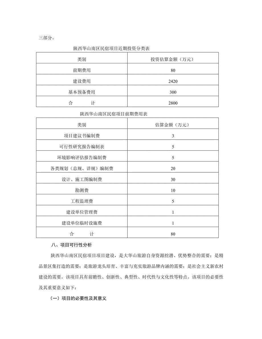 陕西华山南区民宿项目可行性报告_第3页