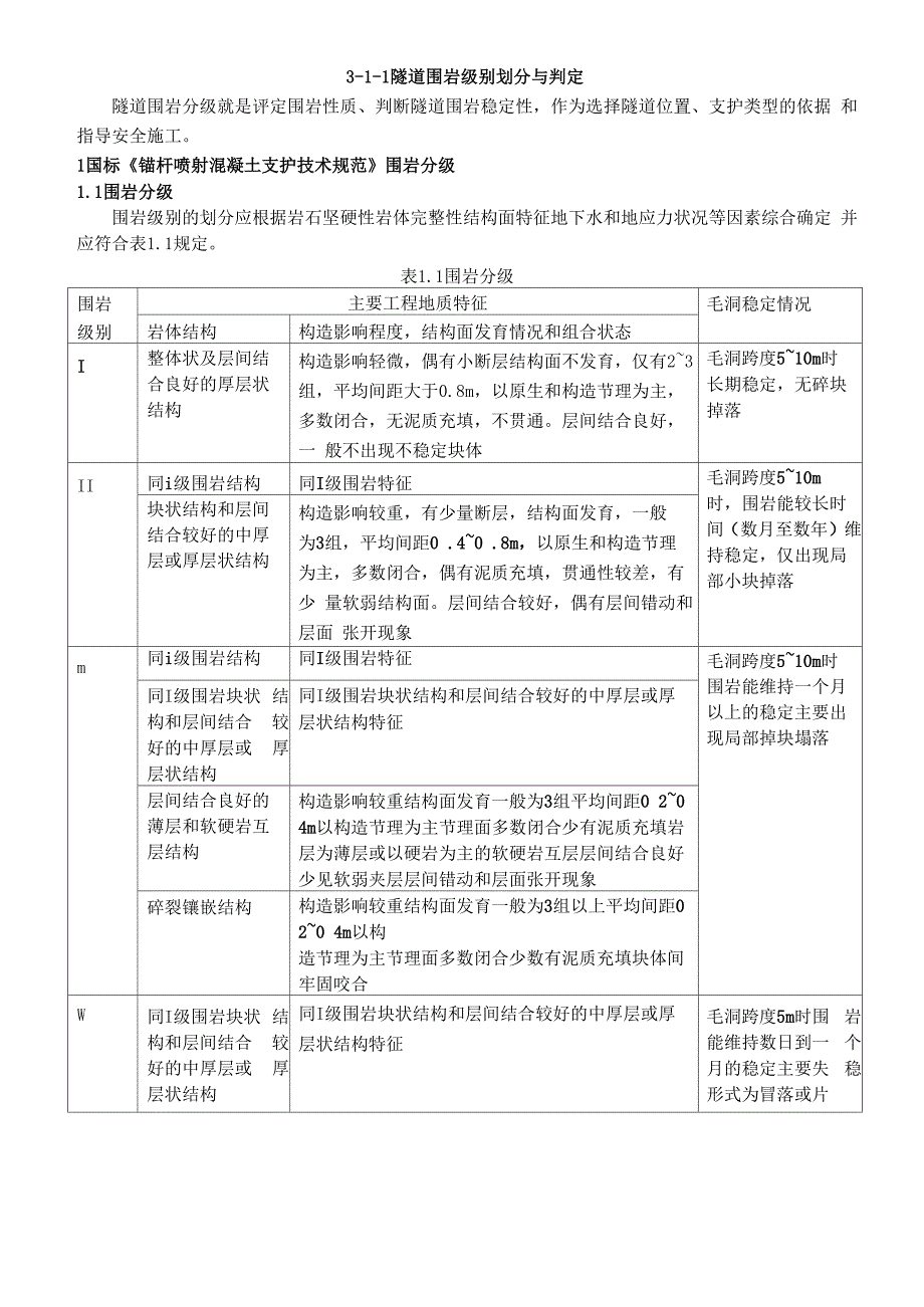 隧道围堰级别判定和划分_第1页