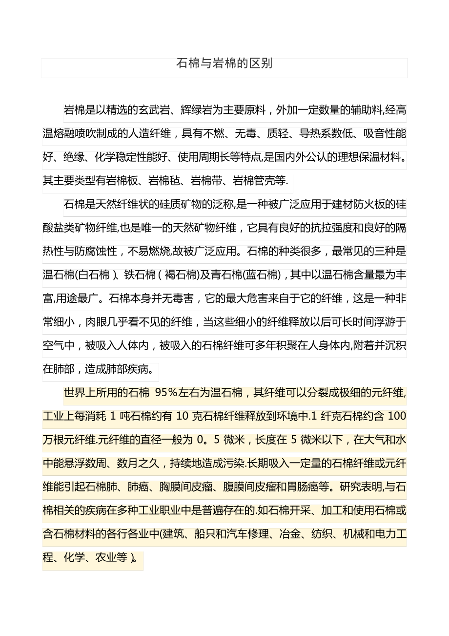 石棉与岩棉的区别_第1页