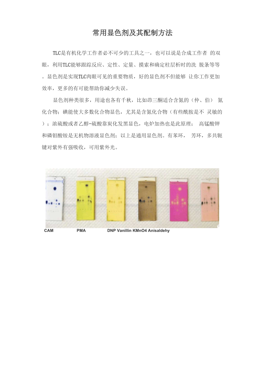 常用显色剂及其配制方法_第1页