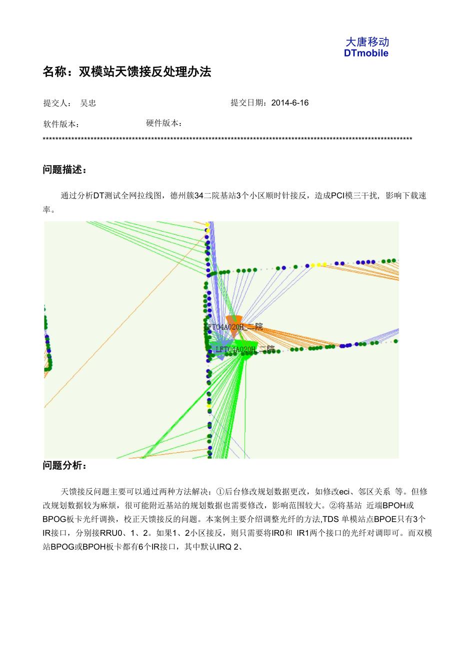 双模站天馈接反处理办法_第1页